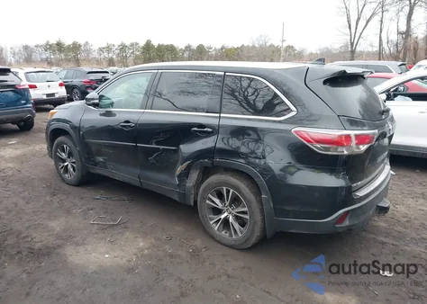 2016 Toyota Highlander Xle V6 из США, поврежденный, VIN 5TDJKRFH3GS279953